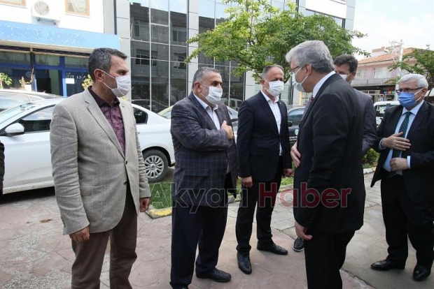 Başkan Yüce'den Soykan'a taziye ziyareti
