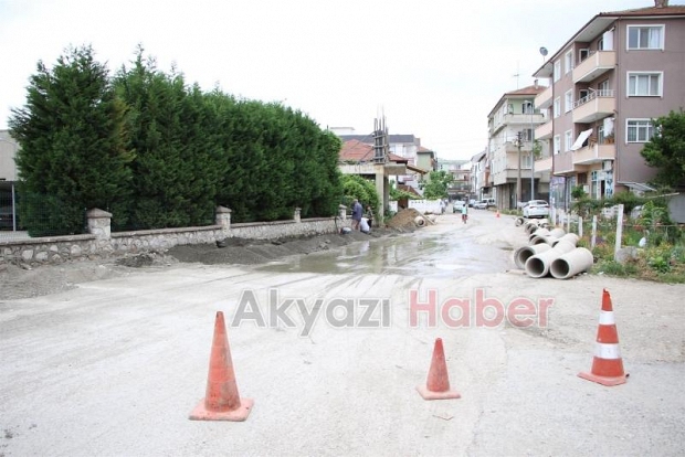 İlçe merkezinde çalışma başladı