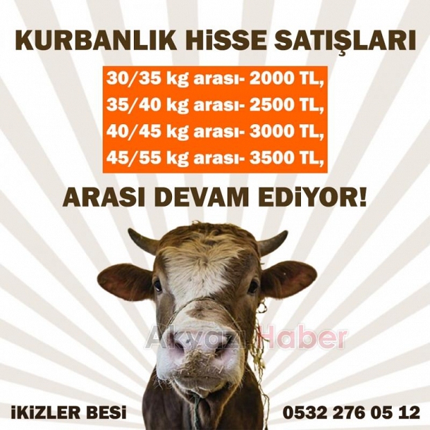 Hisse ve Kurbanlık satışları başladı