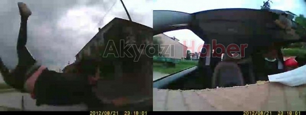 Kaza anı böyle görüntülendi