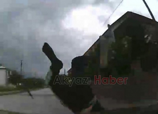 Kaza anı böyle görüntülendi