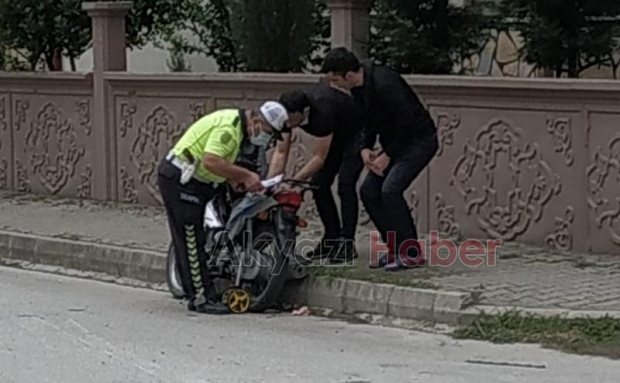 Kaza anı böyle görüntülendi
