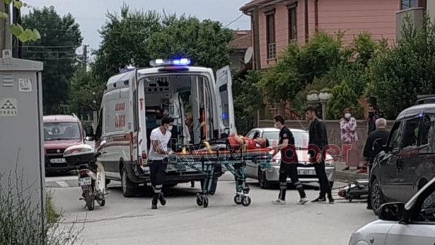 Kaza anı böyle görüntülendi