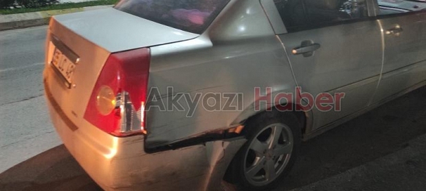 Minibüs çarpıp kaçtı