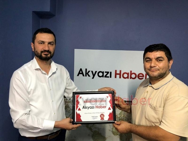 Akyazı Haber Genel Yayın Yönetmeni Nuri Kuru Akyazı'ya veda etti