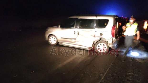 Otomobil ile hafif ticari araç çarpıştı: 1 yaralı