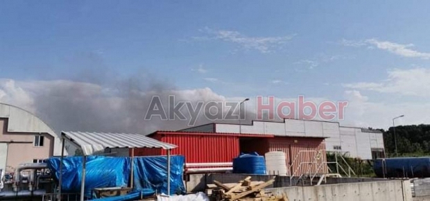 OSB'de fabrika yandı