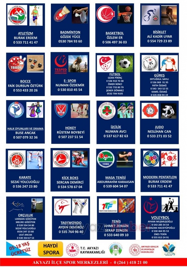 20 branşta yaz spor okulu açıldı; Kayıtlar ücretsiz