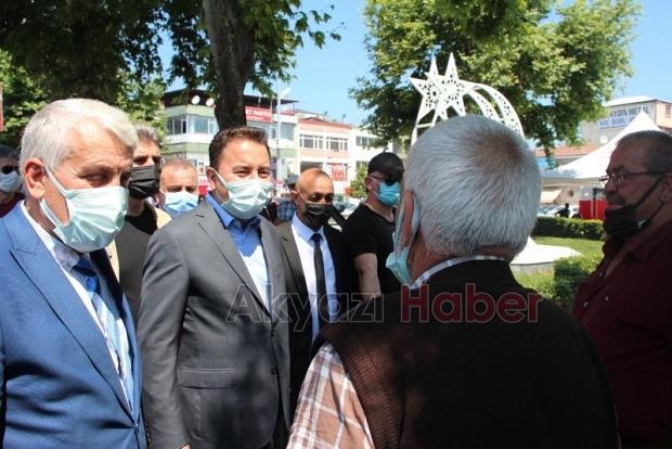 Ali Babacan İlçe Kongresi için Akyazı'ya geldi