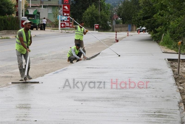 Harunustaya beton yaya yolu
