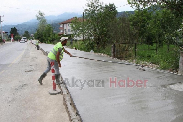 Harunustaya beton yaya yolu