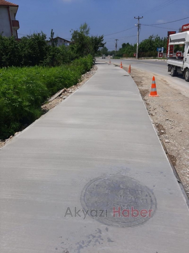 Harunustaya beton yaya yolu