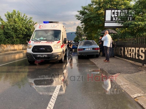 Karaçalılık yolunda trafik kazası 