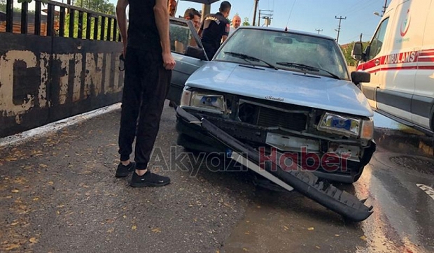 Karaçalılık yolunda trafik kazası 