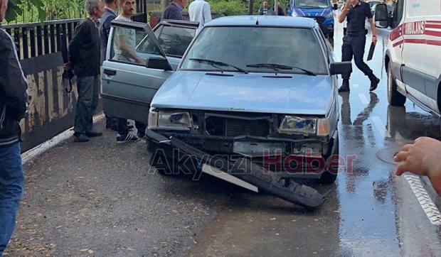 Karaçalılık yolunda trafik kazası 