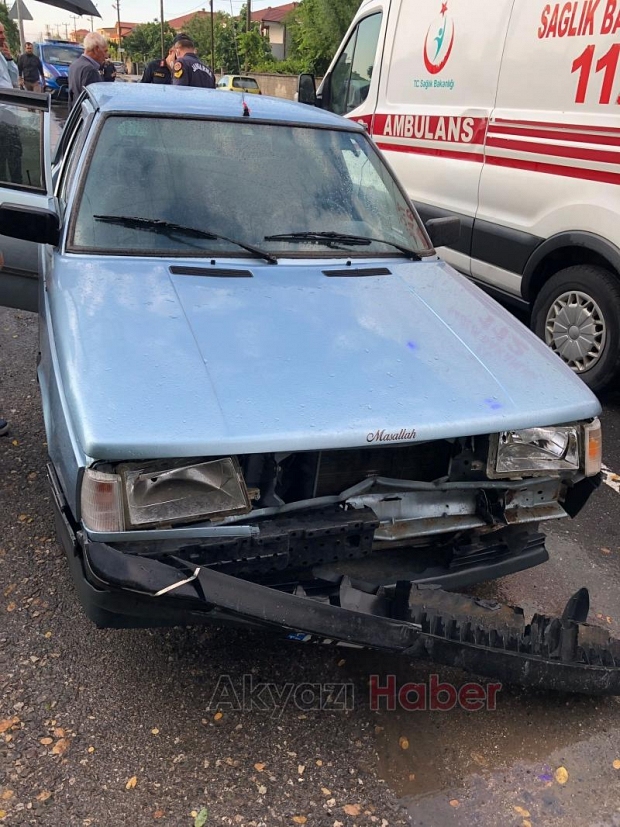 Karaçalılık yolunda trafik kazası 
