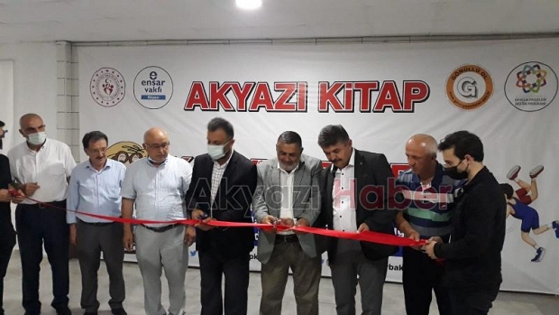 Akyazı Kitap Kahve Projesi'nin açılışı yapıldı