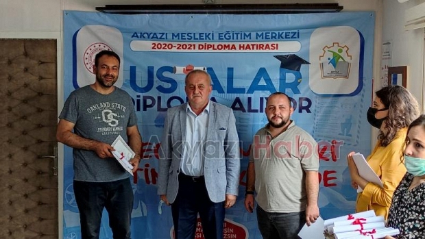 Mesleki Eğitim Merkezi'nde diploma heyecanı