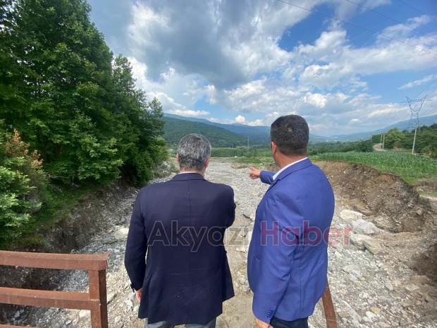 Selden zarar gören mahallelerde inceleme yaptılar