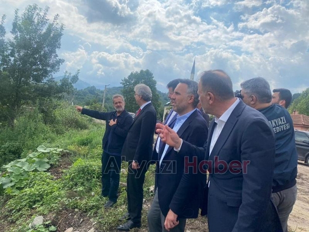 Selden zarar gören mahallelerde inceleme yaptılar