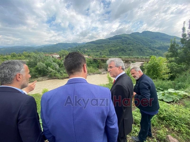 Selden zarar gören mahallelerde inceleme yaptılar