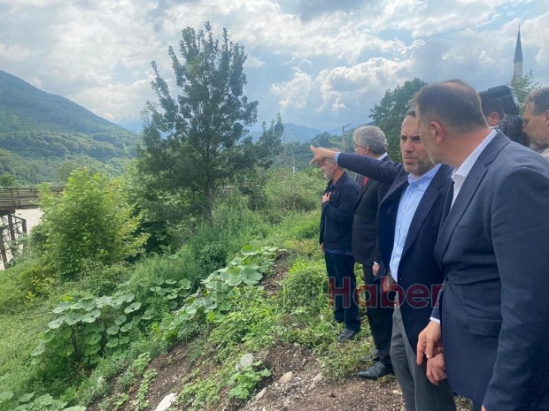 Selden zarar gören mahallelerde inceleme yaptılar