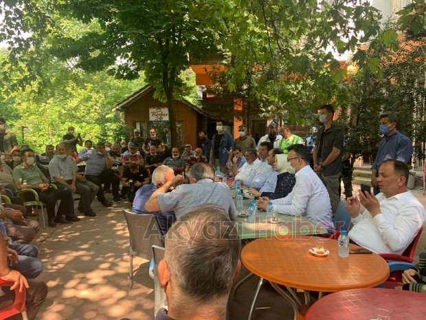Selin vurduğu mahalleleri ziyaret ettiler