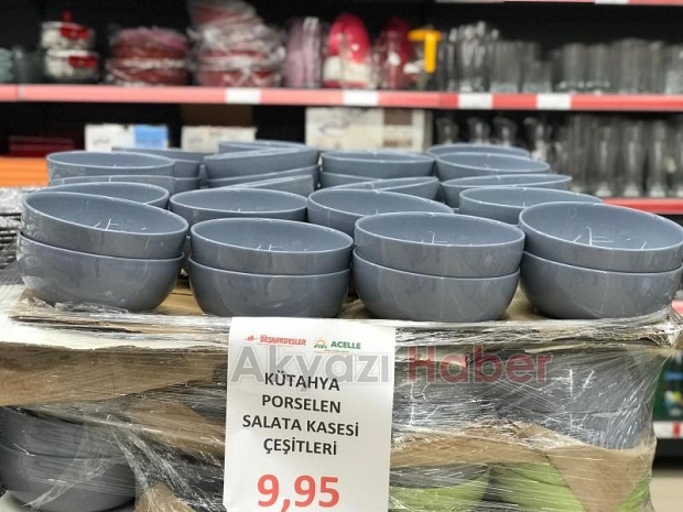 Beşkardeşler Market Züccaciye Bölümünde Şok Kampanya