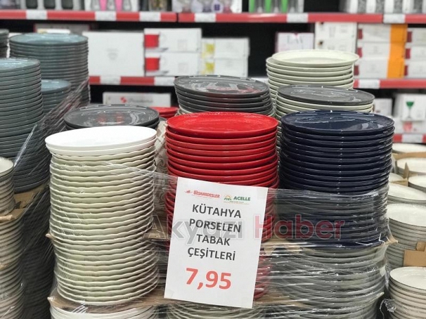 Beşkardeşler Market Züccaciye Bölümünde Şok Kampanya