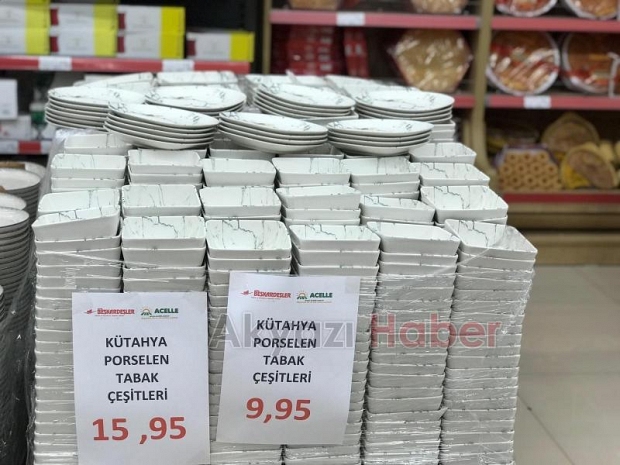 Beşkardeşler Market Züccaciye Bölümünde Şok Kampanya