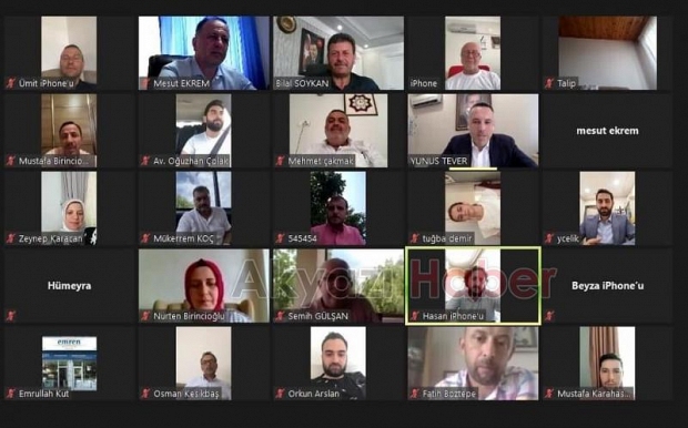AK Parti'de bayramlaşma online yapıldı