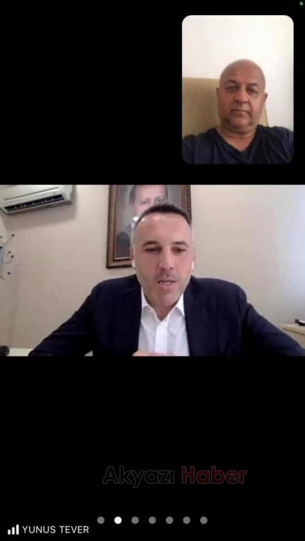 AK Parti'de bayramlaşma online yapıldı