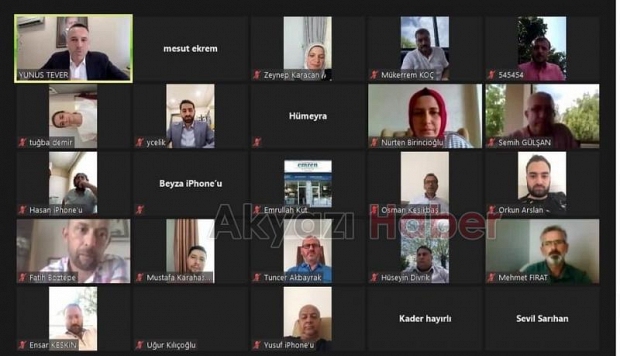 AK Parti'de bayramlaşma online yapıldı