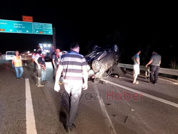 TEM'de feci kaza: 7 yaralı