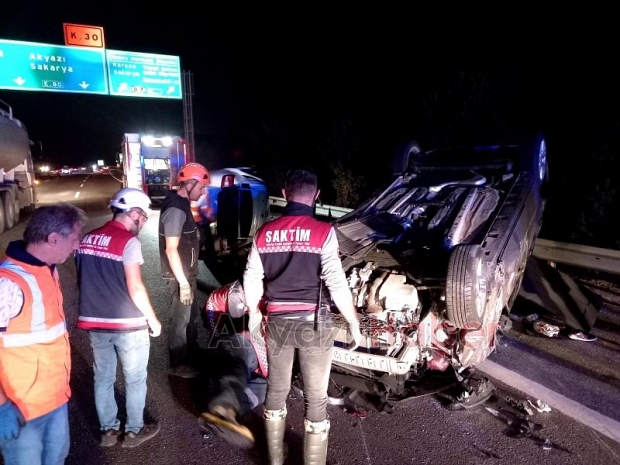 TEM'de feci kaza: 7 yaralı