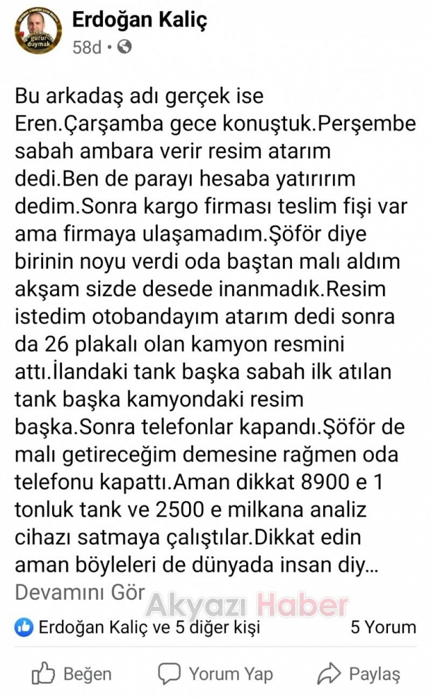Esnaf dolandırıcıların tuzağına düşmedi