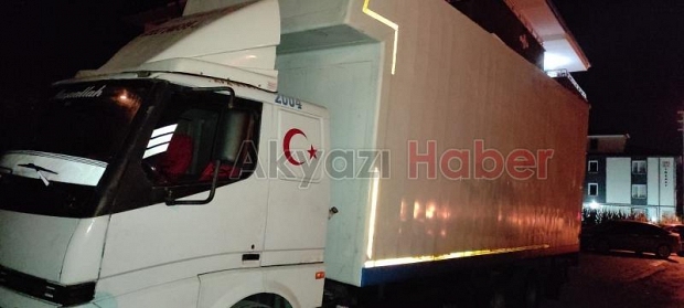 Akyazı'da KOM'dan depo ve kamyona baskın