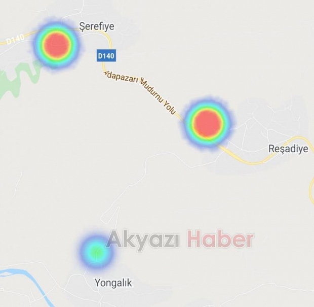 Akyazı kızardı durum vahim