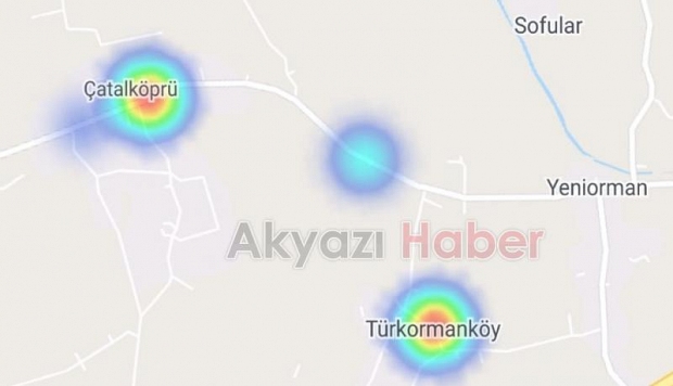 Akyazı kızardı durum vahim