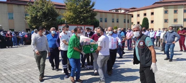 Koronadan ölen Kezban hemşireye son görev