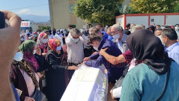 Koronadan ölen Kezban hemşireye son görev