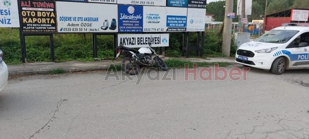 Otomobil ile motosiklet çarpıştı: 1 yaralı