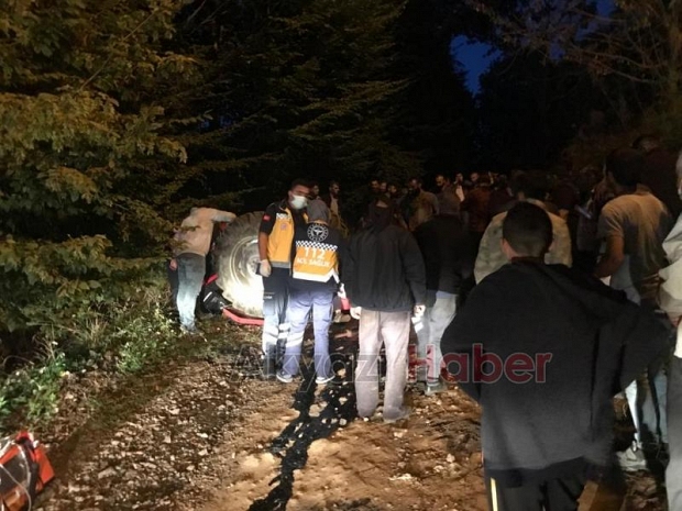 Devrilen Traktörün Altında Can Verdi 