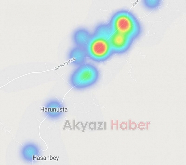 Akyazı'nın korona haritasında son durum