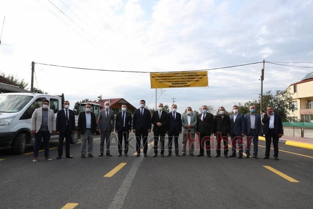 Pazarköy Caddesi duble yolu törenle hizmete açıldı