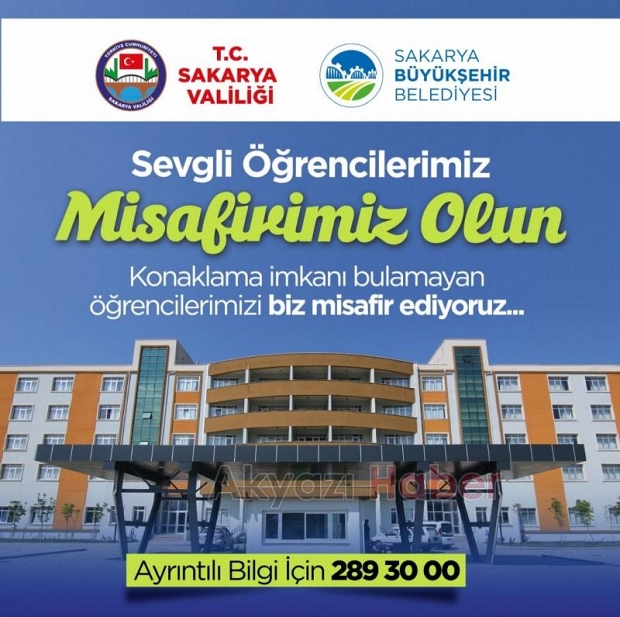 Valilik ve Büyükşehir’den öğrencilere konaklama hizmeti