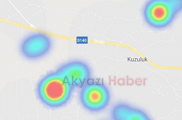 Akyazı'nın korona haritası kızardı