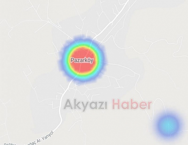 Akyazı'nın korona haritası kızardı