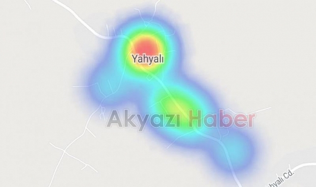 Akyazı'nın korona haritası kızardı