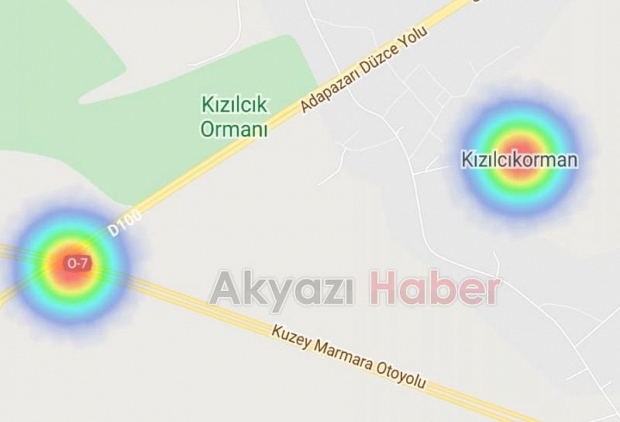 Akyazı'nın korona haritası kızardı